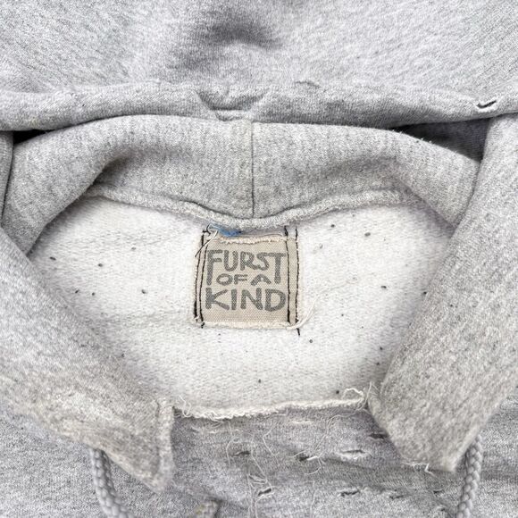 Missouri Tigers Sweatshirt XL Mizzou Hoodie Distressed Grunge Furst Of A Kind‎ - Picture 6 of 9